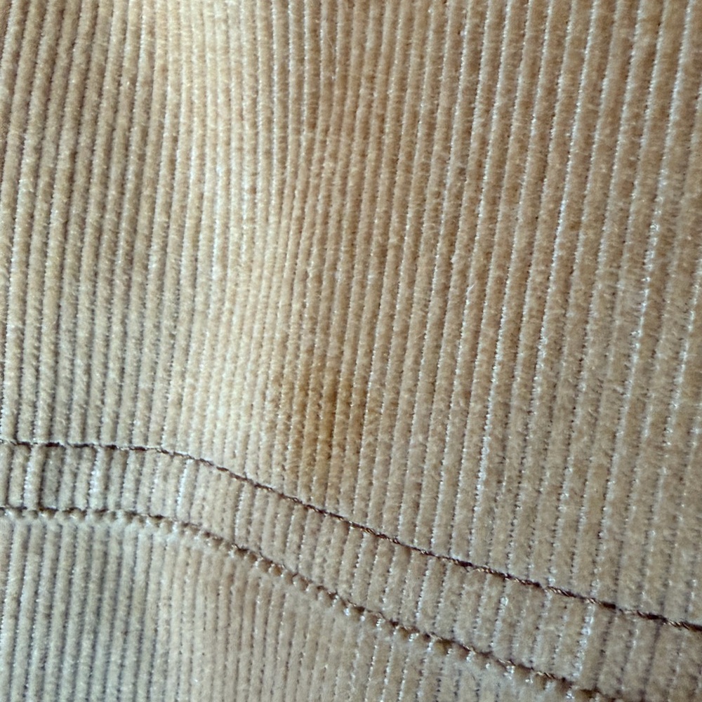 Vintage shearling corduroy coat tan men’s 40 M - Picture 9 of 9